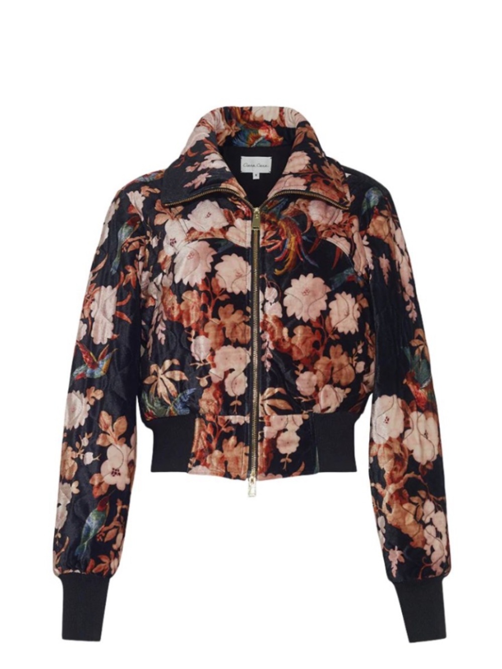 Cara Cara - Vos Jacket Black Birds of Paradise NWT